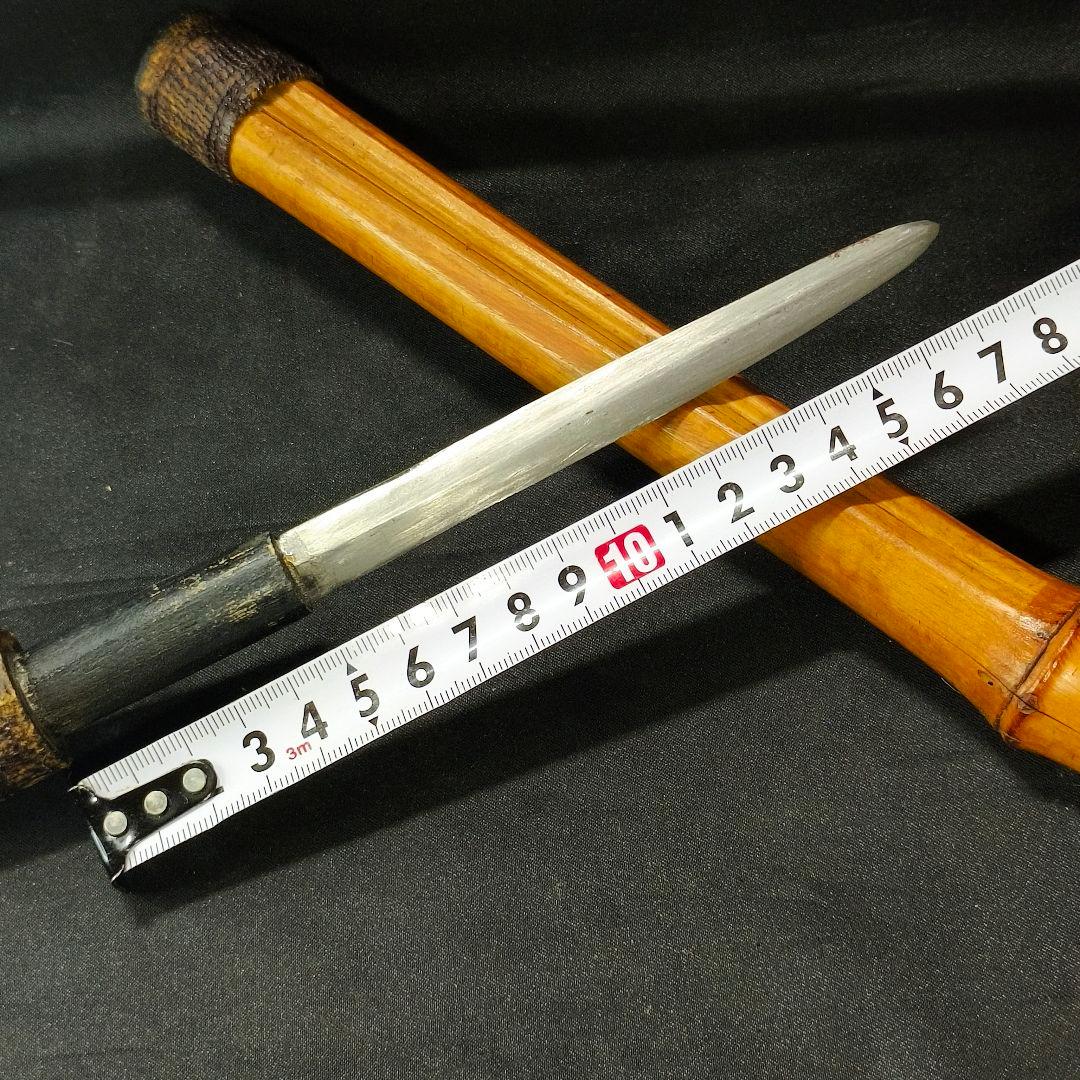 本格仕込み杖 江戸武具 骨董 極上鋼刃 袋付 時代物 古美術 蒐集家放出美品武具