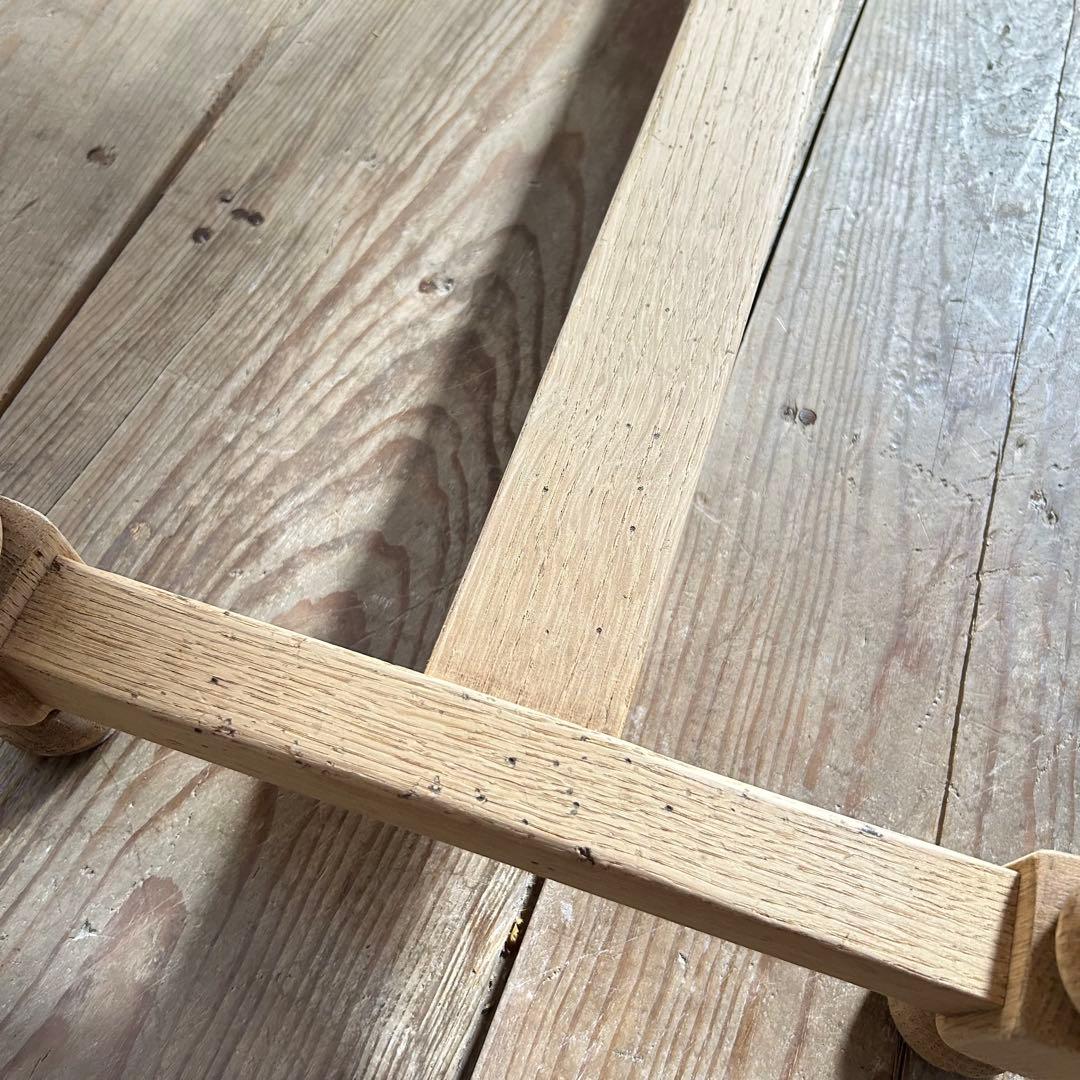 フランス アンティーク サイドテーブル 引き出し2杯　木製 コンソール　剥離