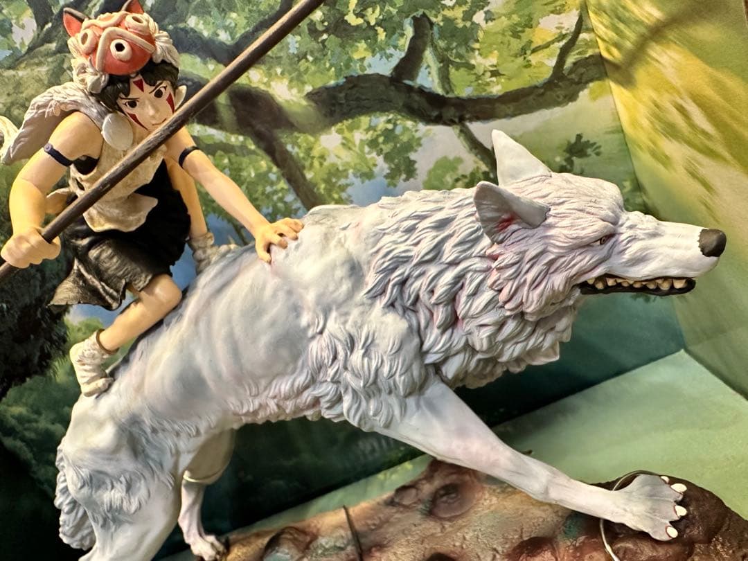 もののけ姫　サンと犬神　コミニカ　メモリアルコレクションフィギュア