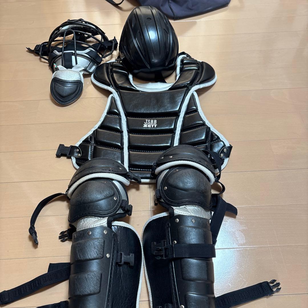 少年軟式用　キャッチャー防具セット