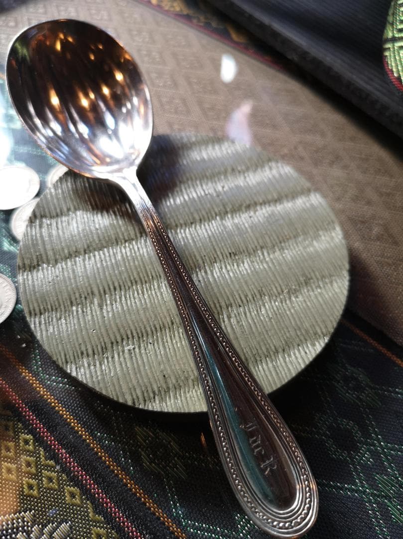 Tiffany & Co Serving Spoon ✕畳コースター✕スタンプ他