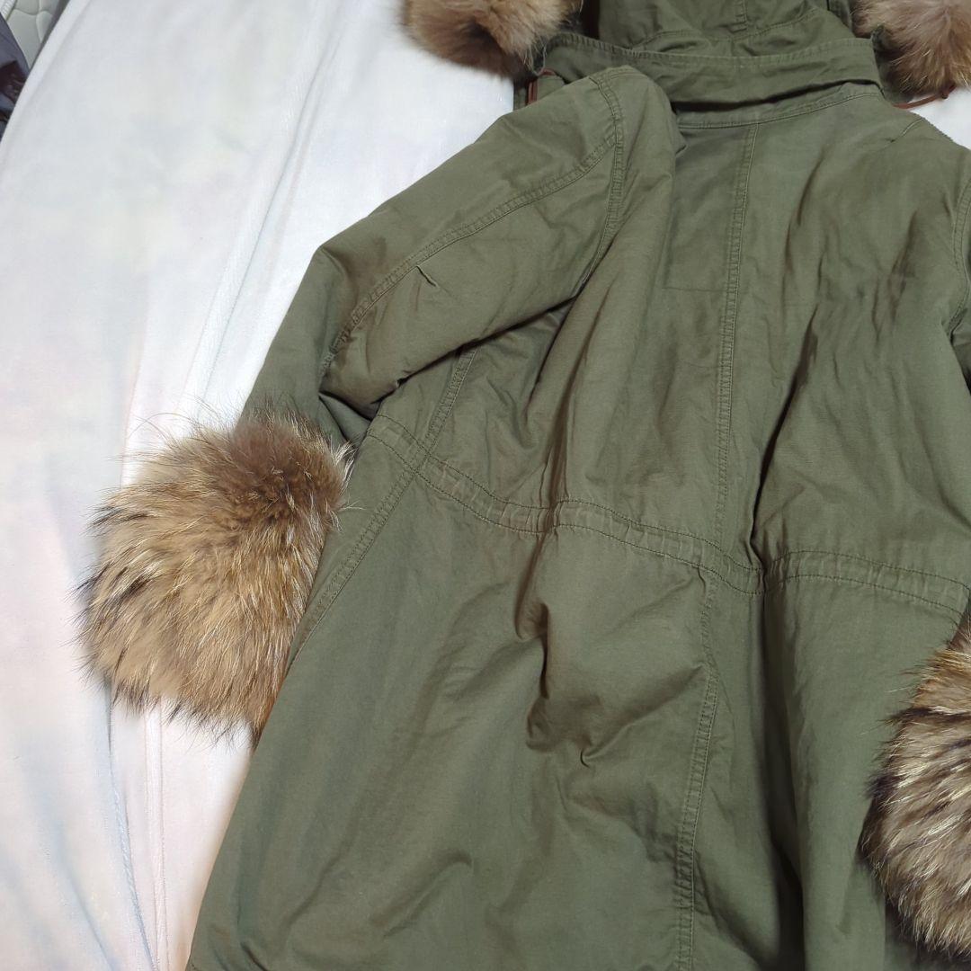 curohse様！！panaji goa ラクーンファー ボリュームモッズコート