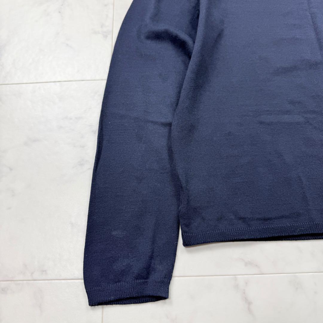 cruciani クルチアーニ Vネックコットンセーター 50 ネイビー