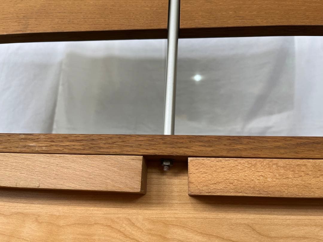 【アンティーク】北欧レトロ 鏡台 3段引出し ドレッサー チェスト キャビネット