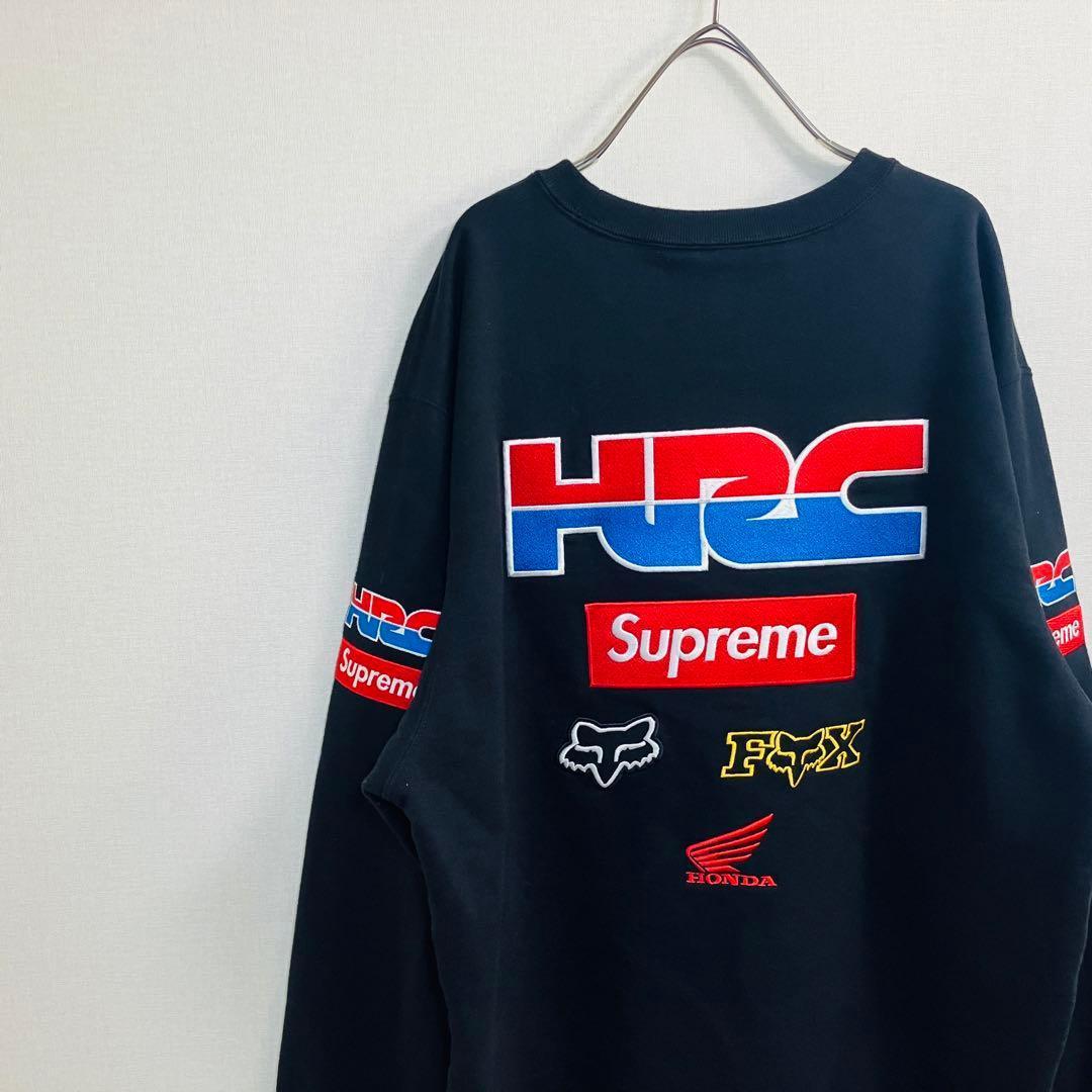 【大人気】シュプリーム スウェット サイズL Honda FOX Racing