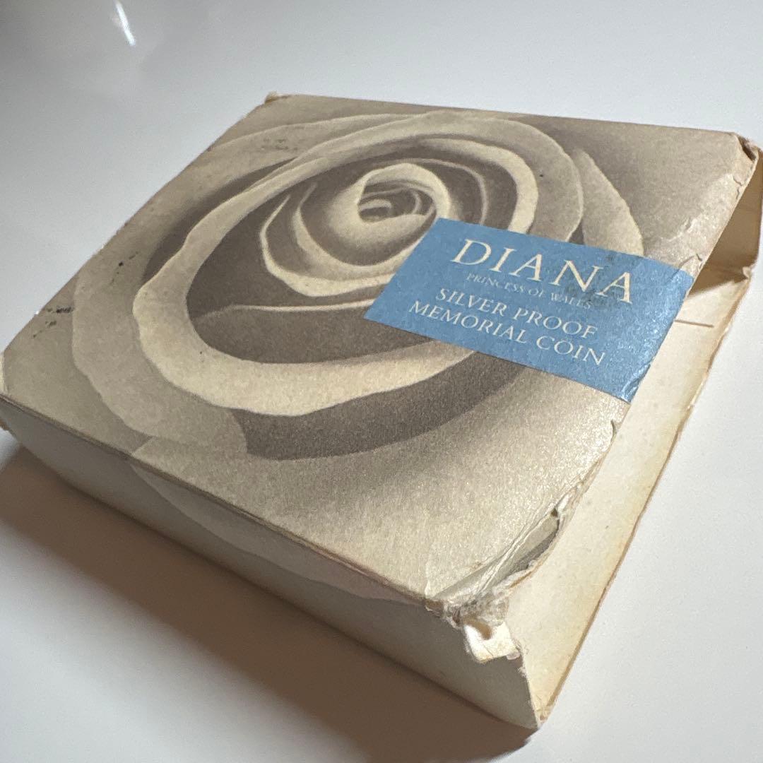 保証書付！ダイアナ妃追悼記念SILVER PROOF MEMORIAL COIN