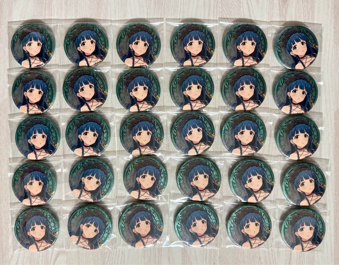 北上麗花　缶バッジ　30個セット