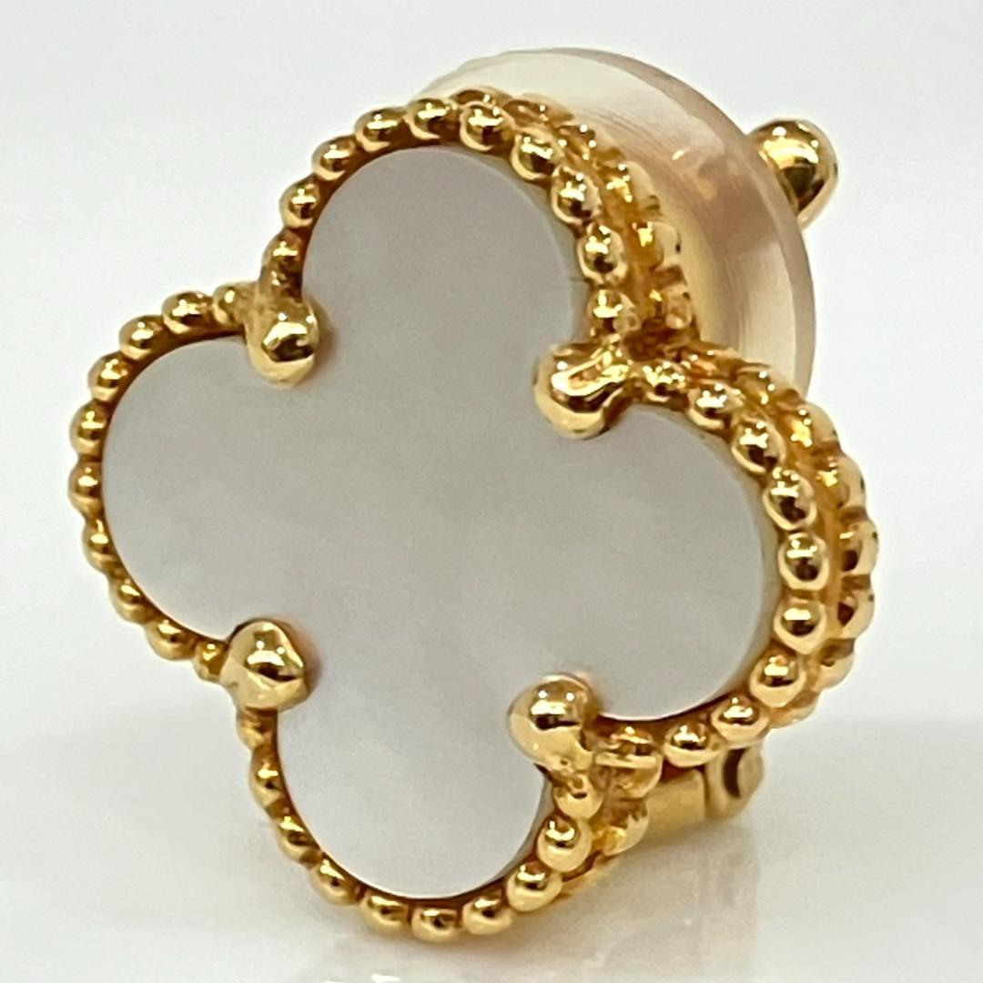 ヴィンテージアルハンブラ イヤリング 750YG シェル 片方 3.7g