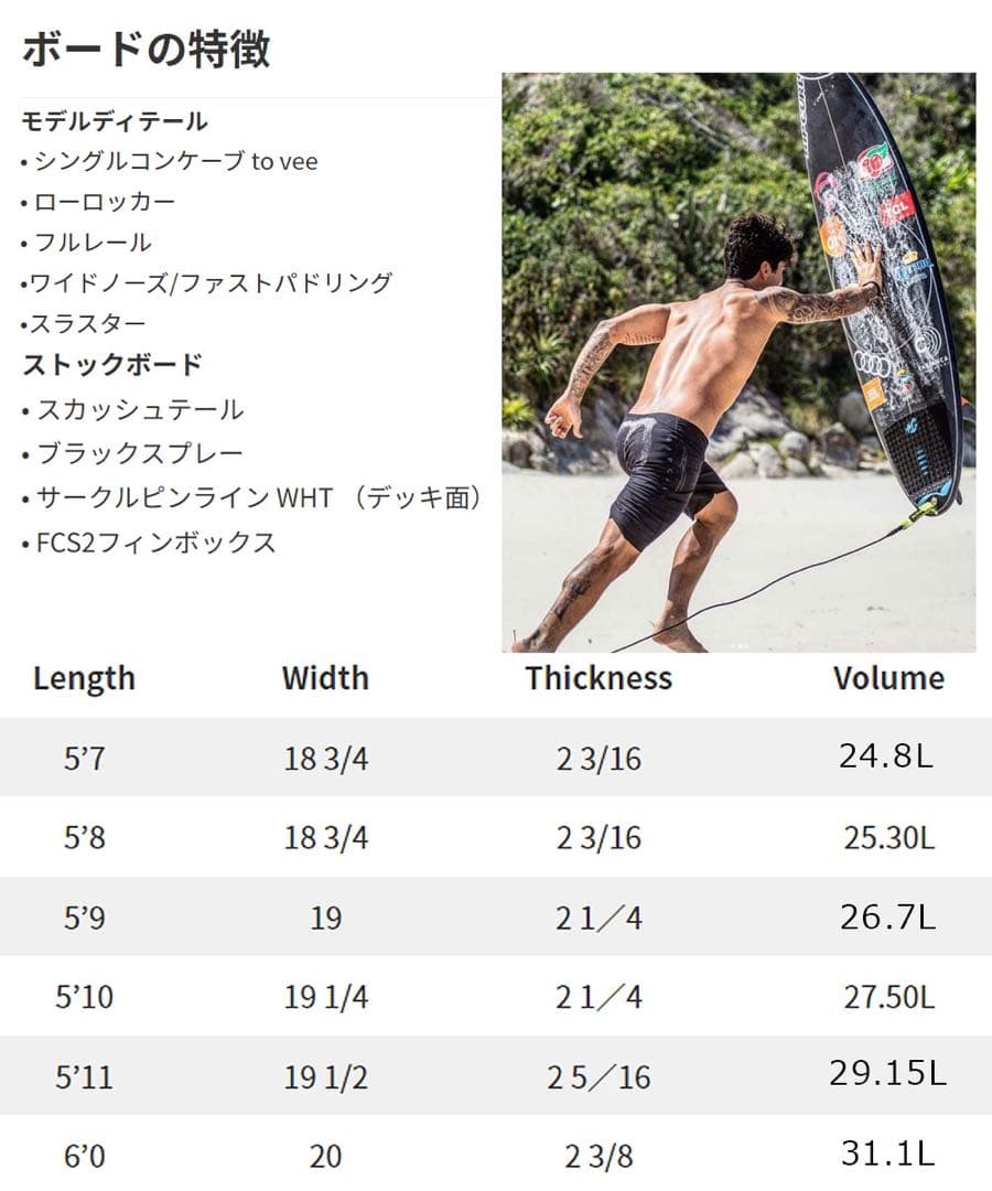 カビアンカ CABIANCA THE MEDINA 5'7