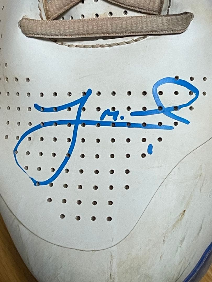 Jeff McNeil ゲーム実使用サイン入りシューズ　MLB