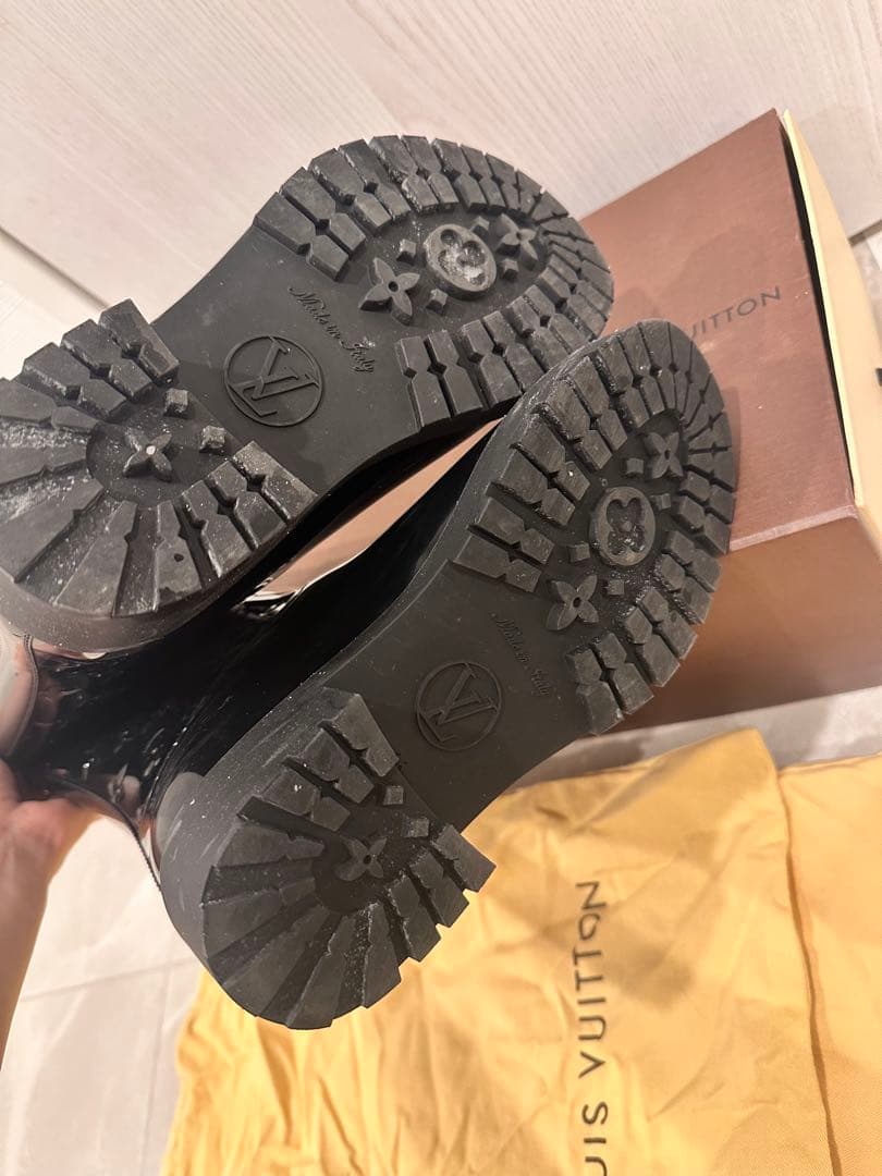 LOUIS VUITTON ドロップス ブーツ ブラック　長靴