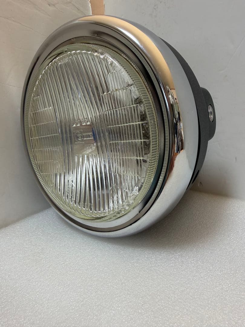 当時物シビエスーパーオスカー凹みレンズ付きヘッドライトASSYマーシャル