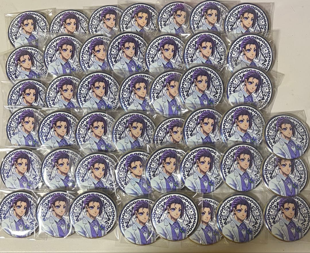ブルーロック御影玲王ブルーロック展アルティメタル缶バッチ45個まとめ売り