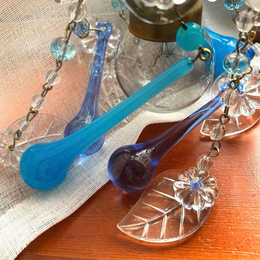 ミニシャンデリア　1920年　フランス　アンティーク　シェード