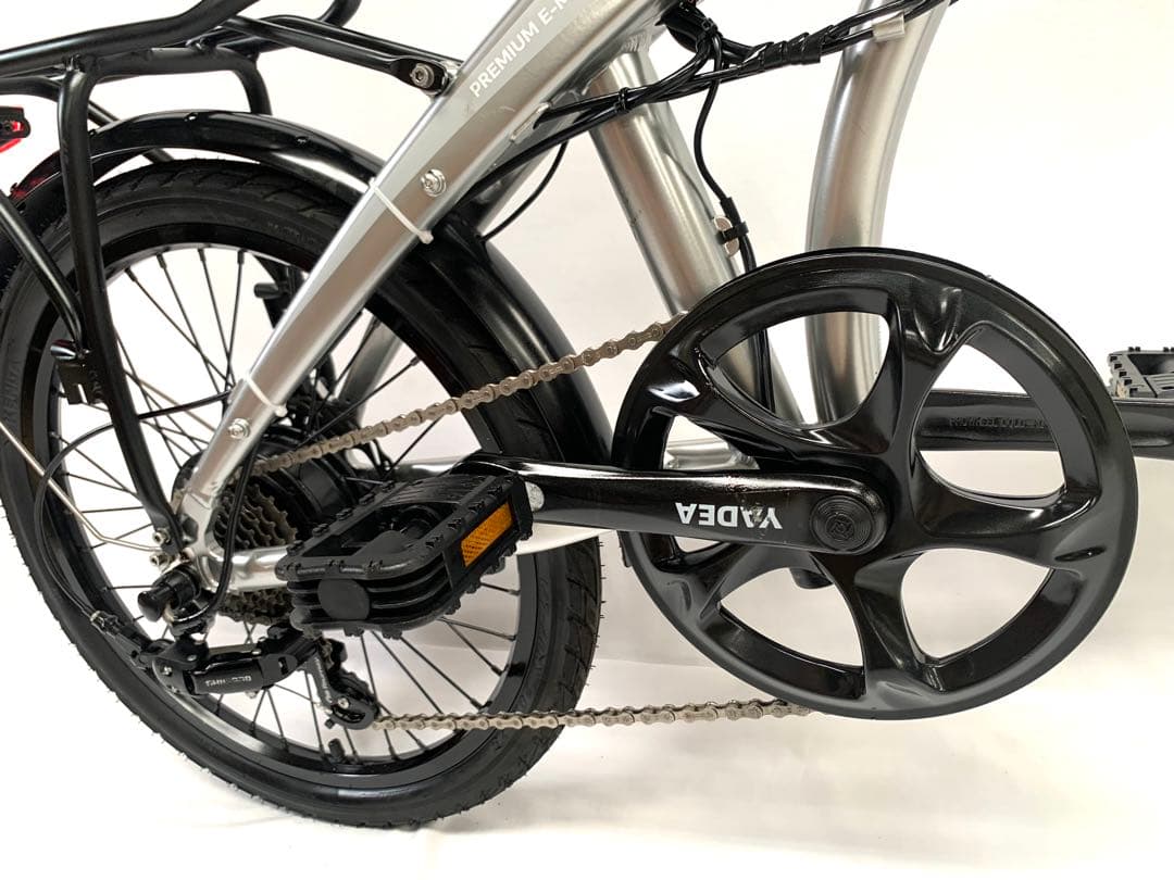 【即乘】送料無料 YADEA ディスク式MTB 折り畳み電動自転車 動作確認済