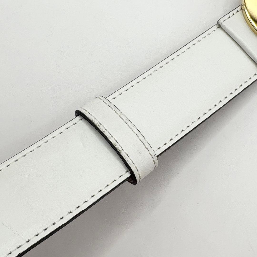 CELINE サークルロゴ ベルト レザー ヴィンテージ