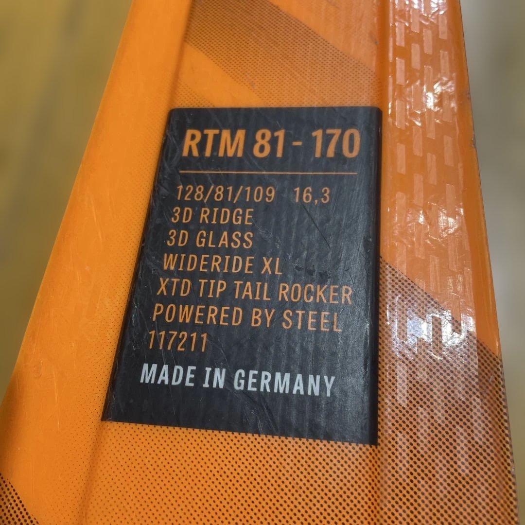 surf-do 　volklフォルクルRTM81 170cm 初中級向け