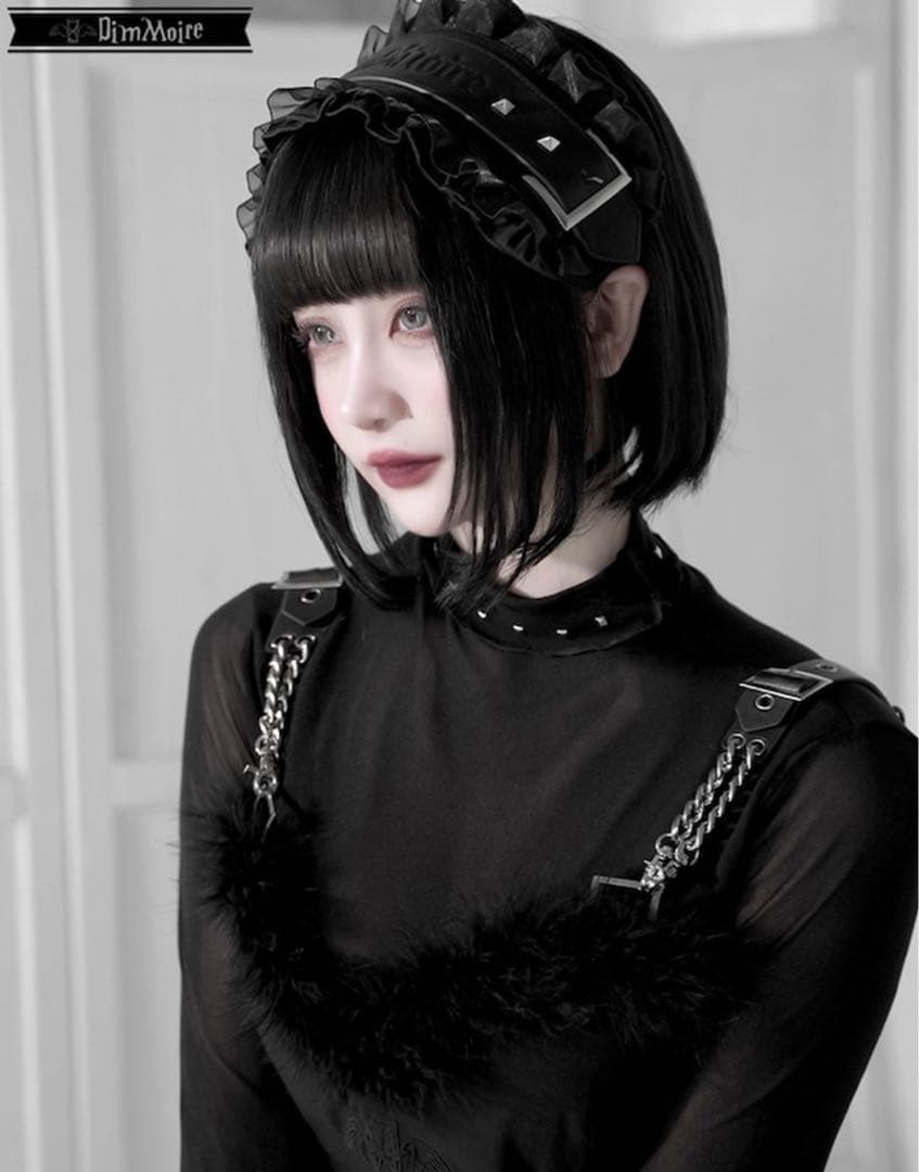 【専用】DimMoire 刻印ヘッドドレス　Black 2022summer