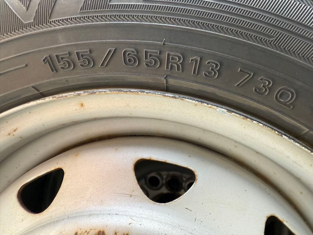 tkoダンロップスタッドレス155／65R13 73Qホイールセット深溝