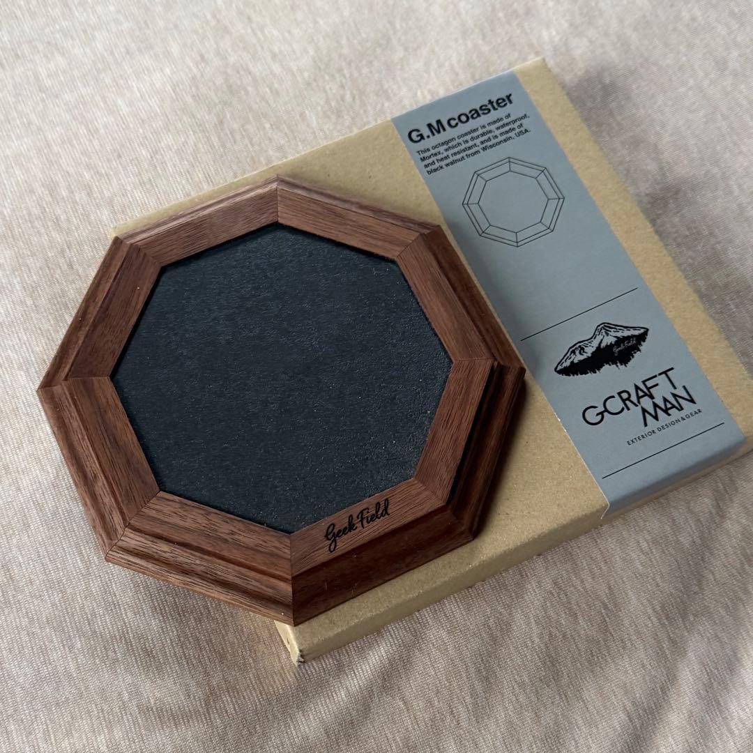 新品 geek field × G.CRAFTMAN ウォールナット コースター
