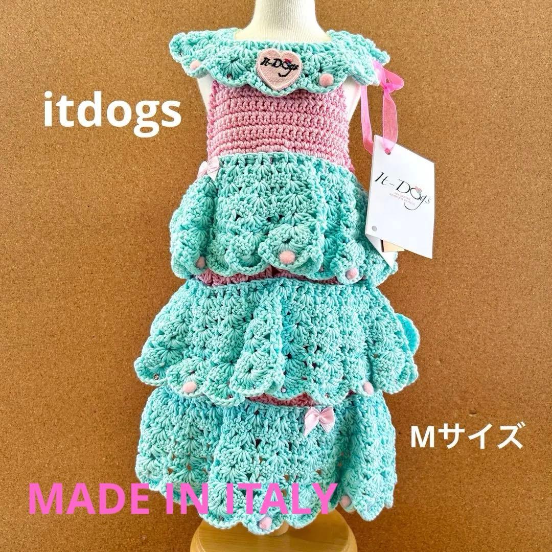 itdogs ブルーワンピース　Ｍサイズ