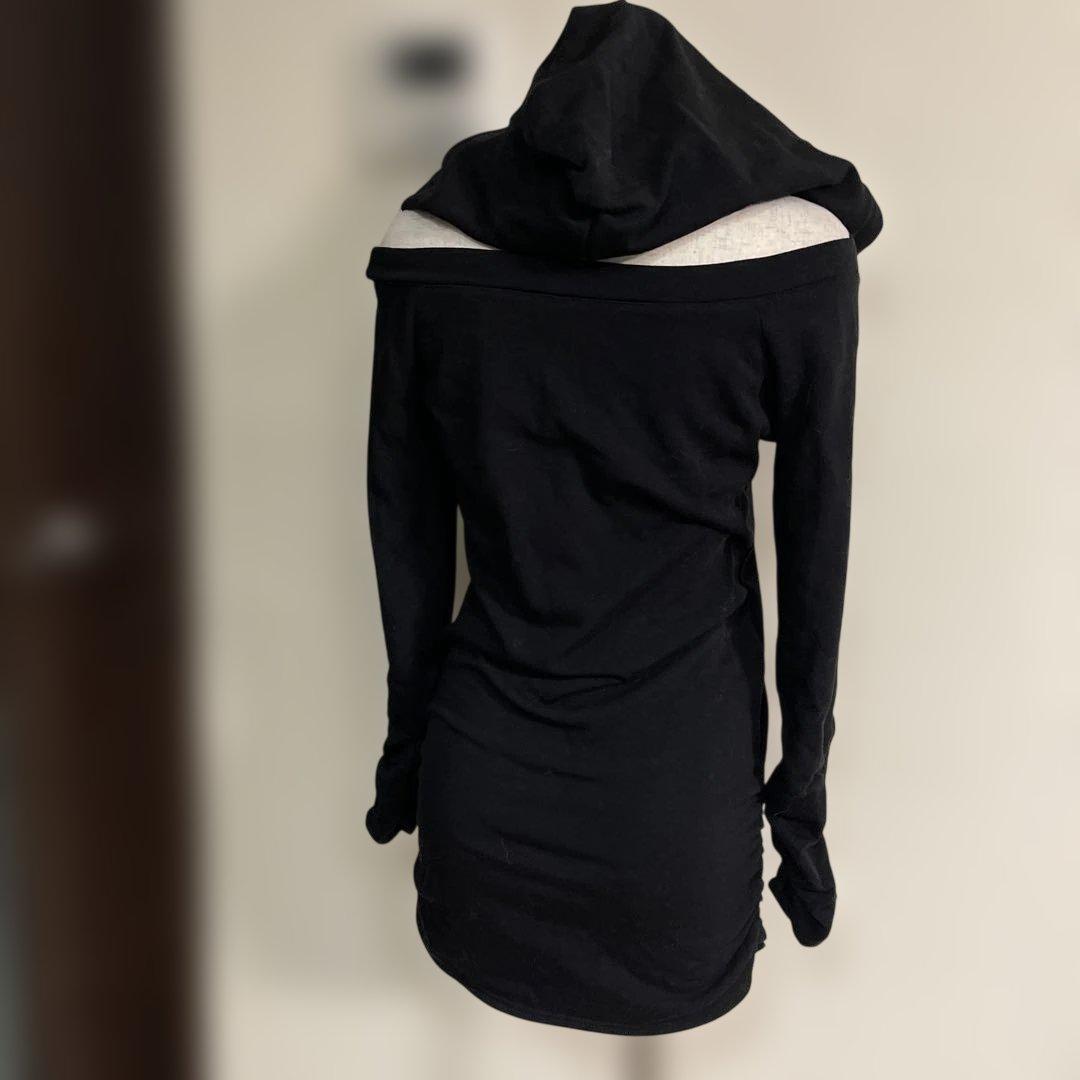 d.i.a/フード付OPワンピース