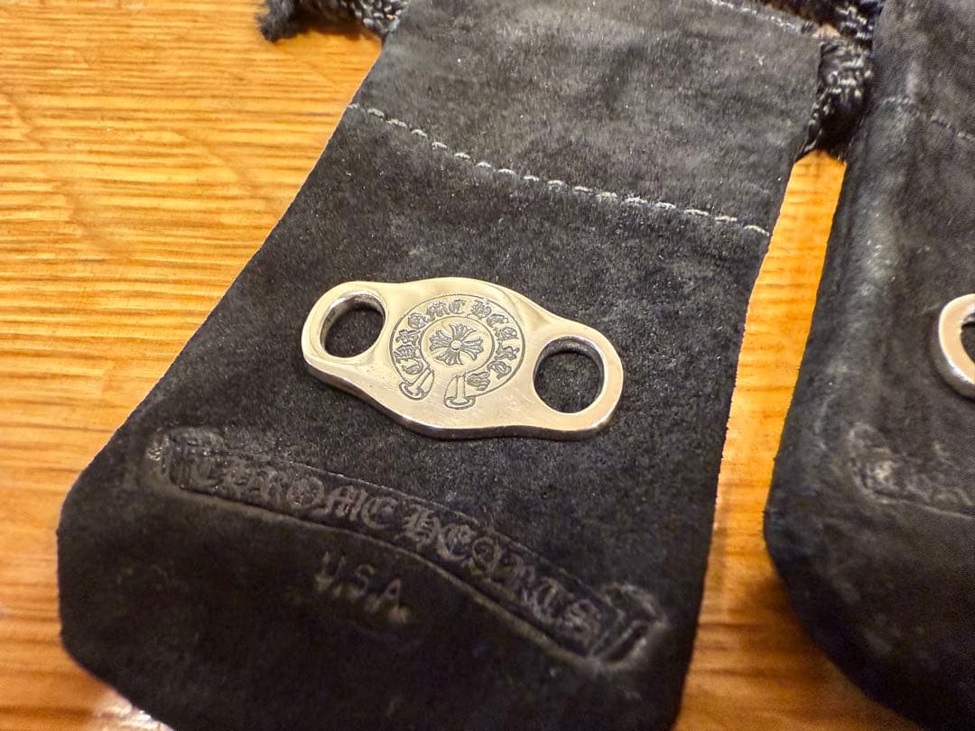 Chrome Hearts クロムハーツ シューレース シルバー 2個セットV1