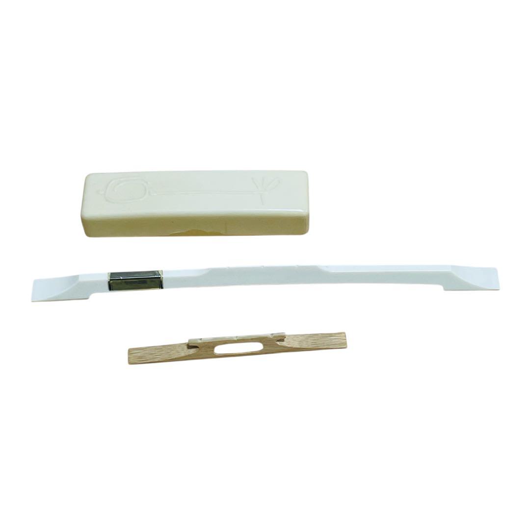 民謡 三味線 中棹 東さわり 撥 地唄 一枚甲 皮破れ ケース付