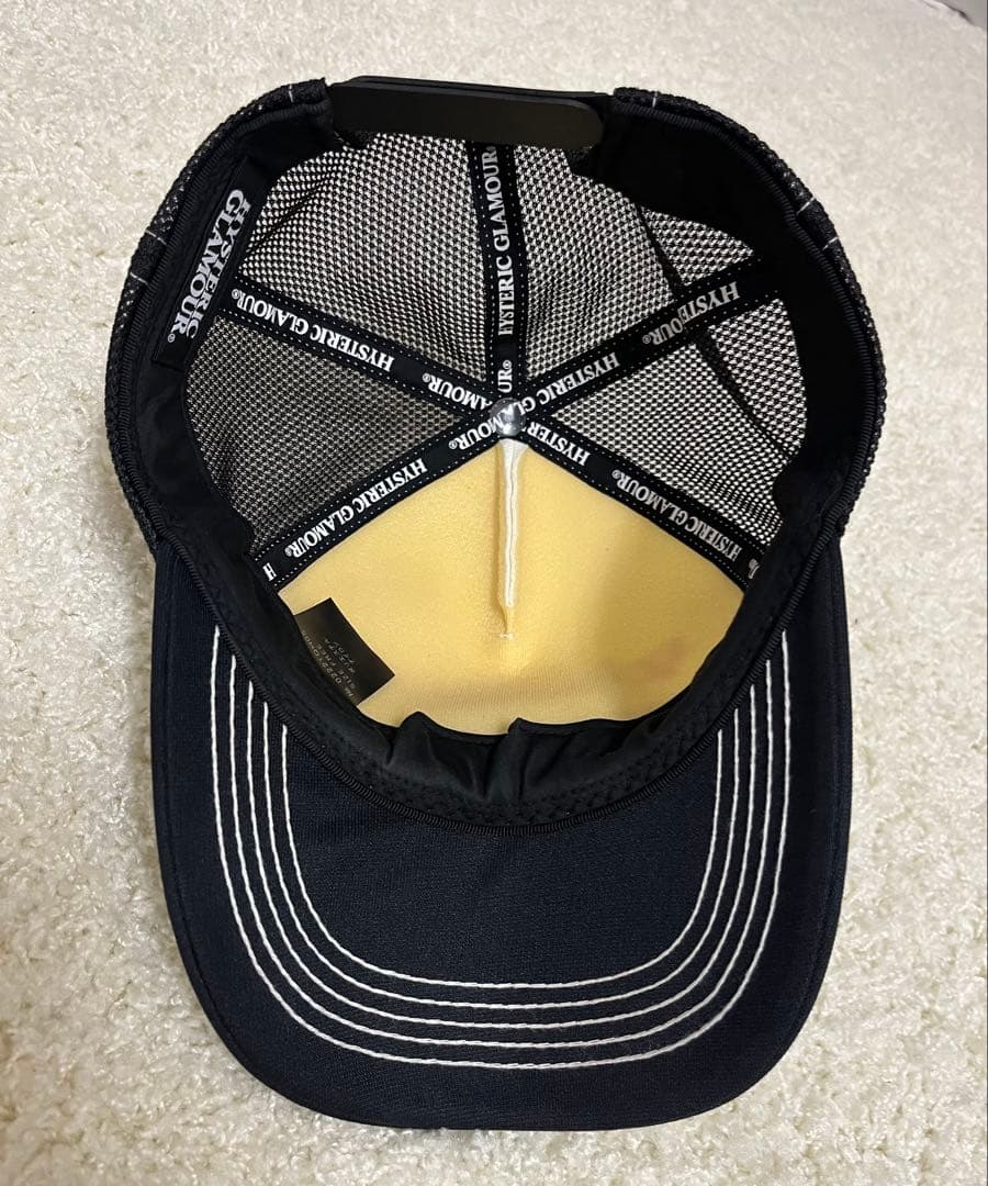 HYSTERIC GLAMOUR メッシュキャップ 美品　ブラック