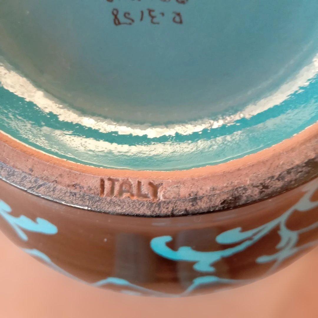 イタリア陶器　Alvino Bagni　ミッドセンチュリーデザイン