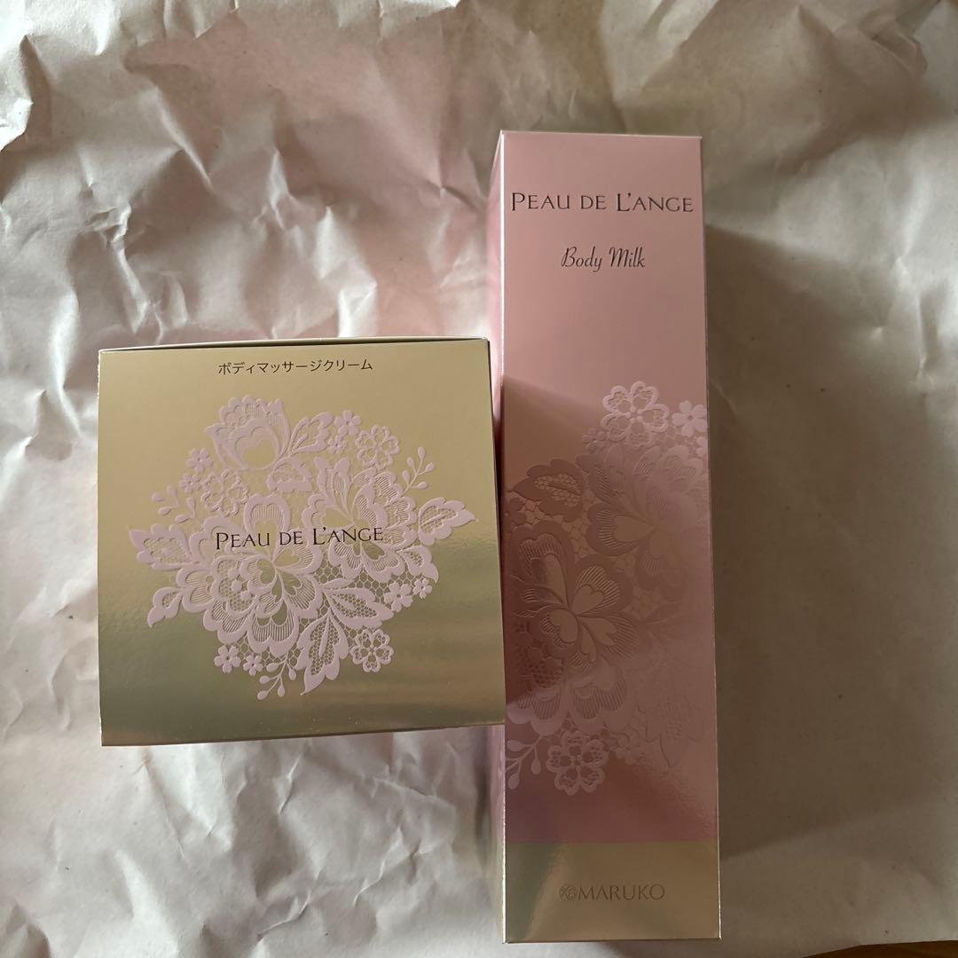 PEAU DE L'ANGE ボディミルク & マッサージクリームセット