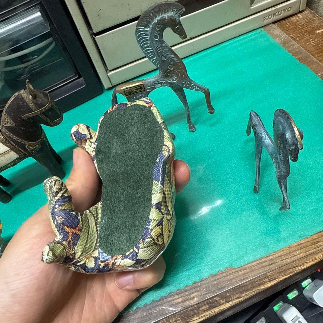 馬のオブジェ ヴィンテージ インテリア 木製　炻器　銅製　まとめ売り