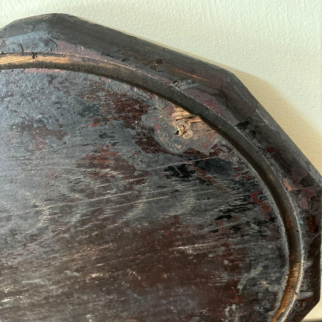 李朝十二角膳天板その63検:古道具.骨董品.韓国骨董. Antique.酒器盆.