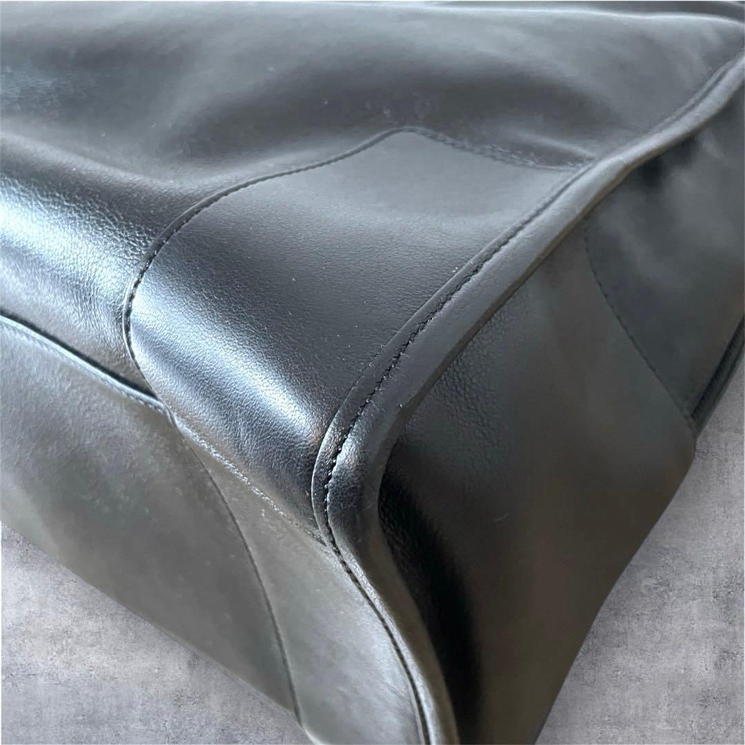 【美品】LOEWEロエベ アマソナ40ハンドバッグ ブラックゴールド アナグラム