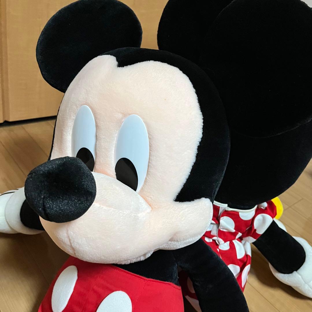 ミッキー　ミニー　ぬいぐるみ　特大　ディズニー　ランド　シー　ペア　カップル