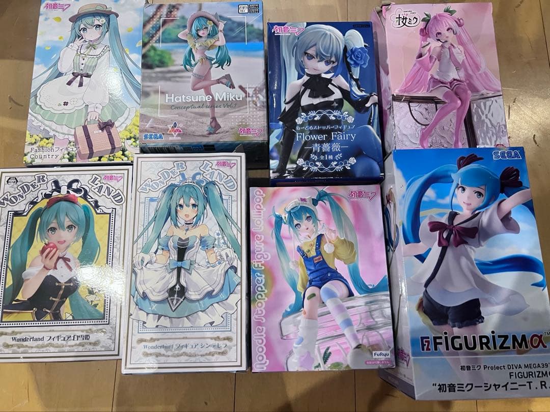 初音ミク　フィギュア　8点セット