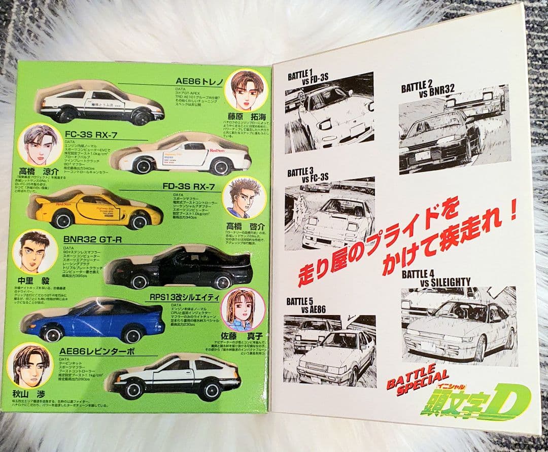 レア未開封✨【トミカ】頭文字イニシャルD コミックトミカvol.4　6台セット✨