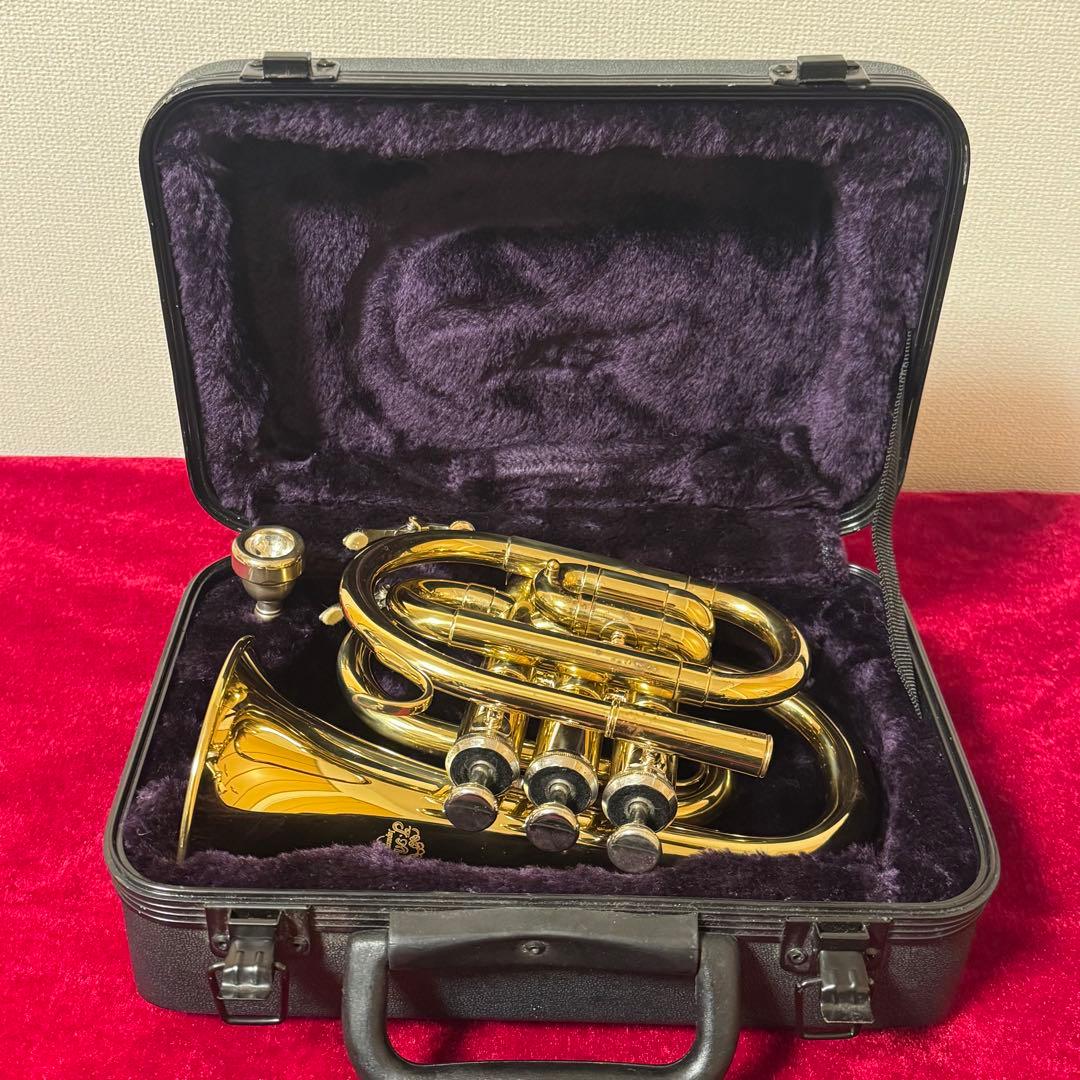 J.Michael ジェーマイケル ポケットトランペット 金管楽器 音出し確認済