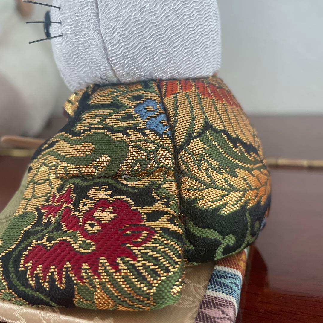 ハローキティ 和風飾り　木目込み雛人形