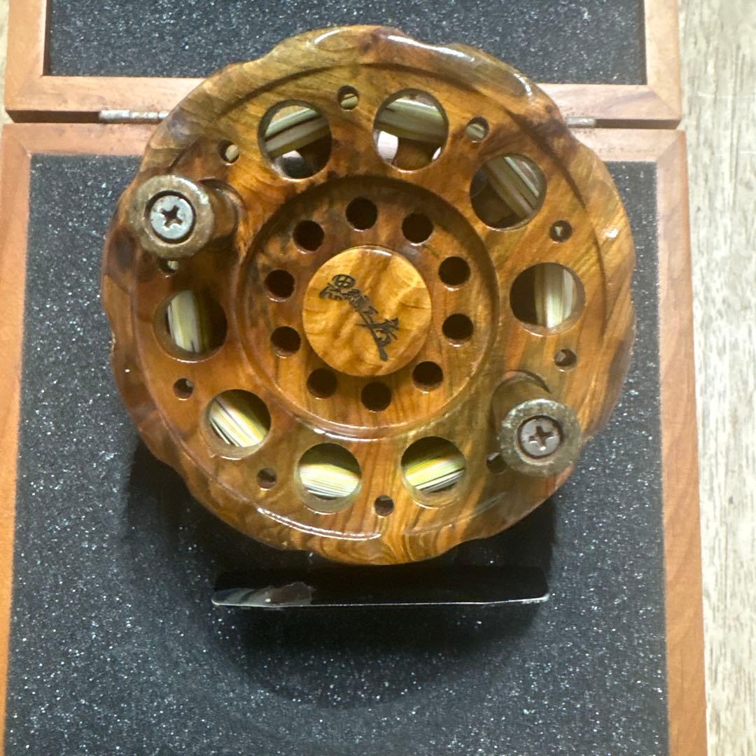 黒鯛工房へち達人88木製限定品中古タイコリール　希少品