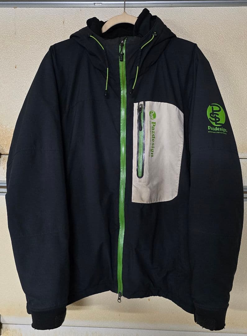 パズデザイン　ウォームレインスーツ　防寒　防水　ブラック　3L