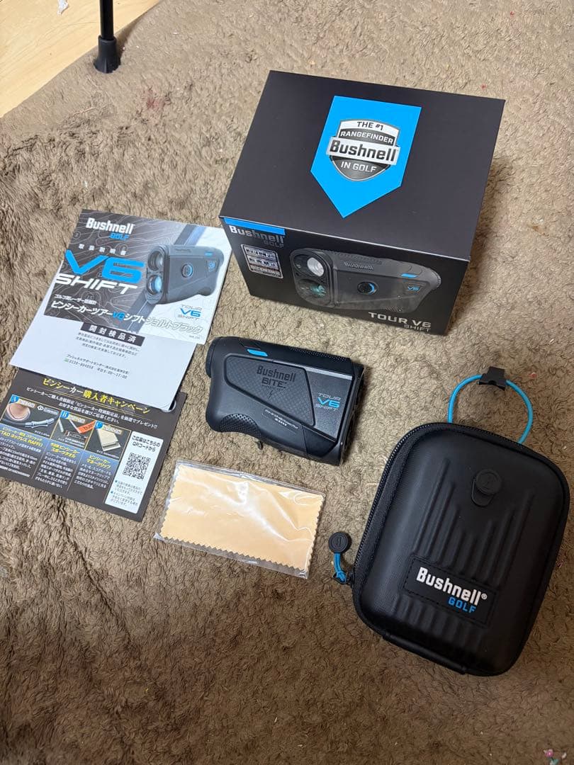 ブッシュネルTour V6 Shift ジョルト　ブラック　ゴルフ用距離計