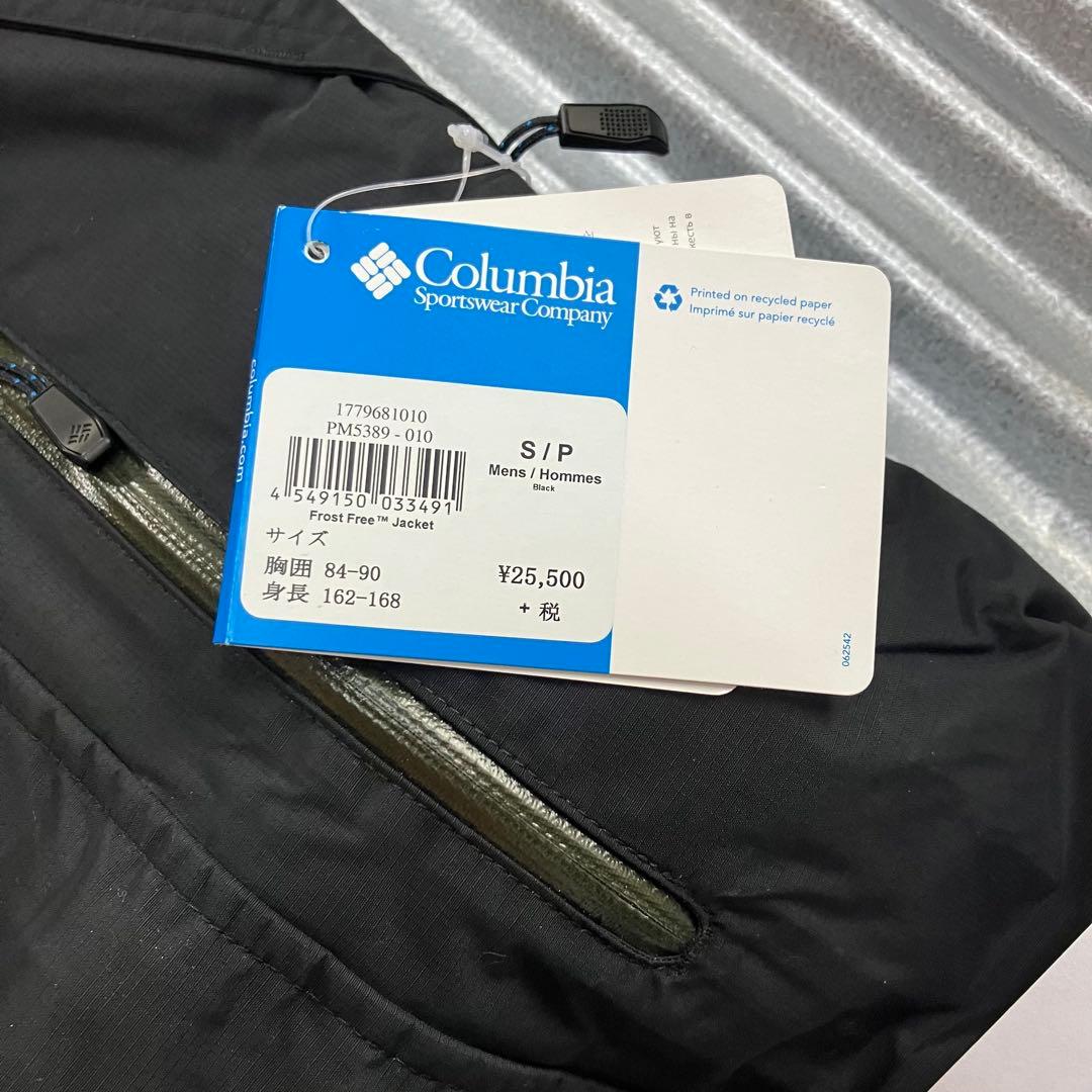 未使用　コロンビア　スノボウェア　上着　ジャケット　アウター　メンズ　黒　XS