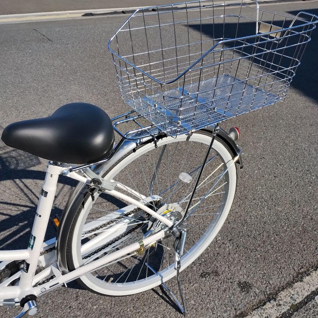 【美品】ママチャリ『引き渡し限定』あさひ パールホワイト 26インチ 変速なし