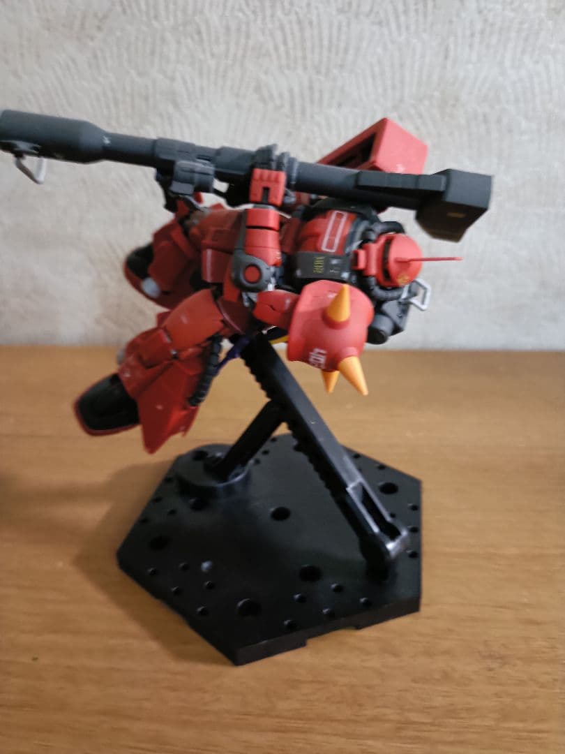 ジャンク品ガンプラ RG 1/144 ジョニー・ライデン専用ザク 完成品