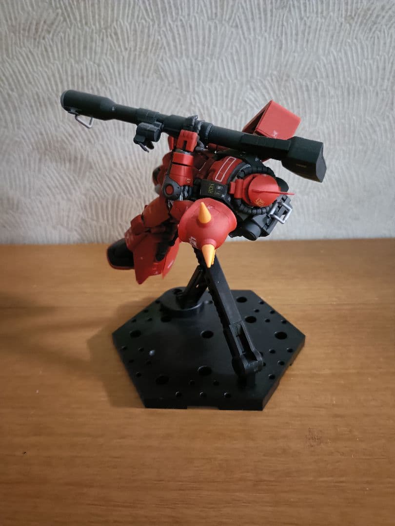 ジャンク品ガンプラ RG 1/144 ジョニー・ライデン専用ザク 完成品