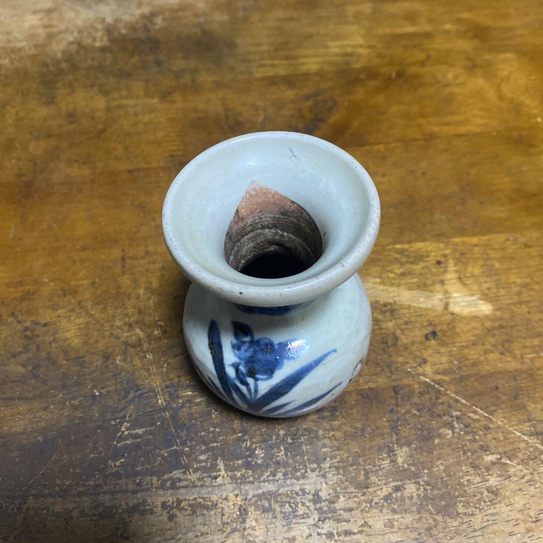 古伊万里野花図徳利