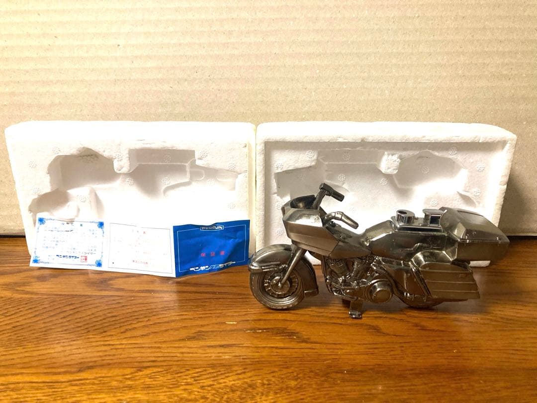 新品 80年代 ビンテージ ペンギン ガスライター ハーレーダビッドソン 当時物