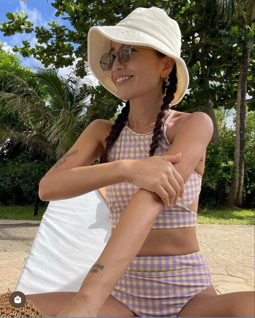 myriam swim (トップスとハイウエストボトムスのセット)