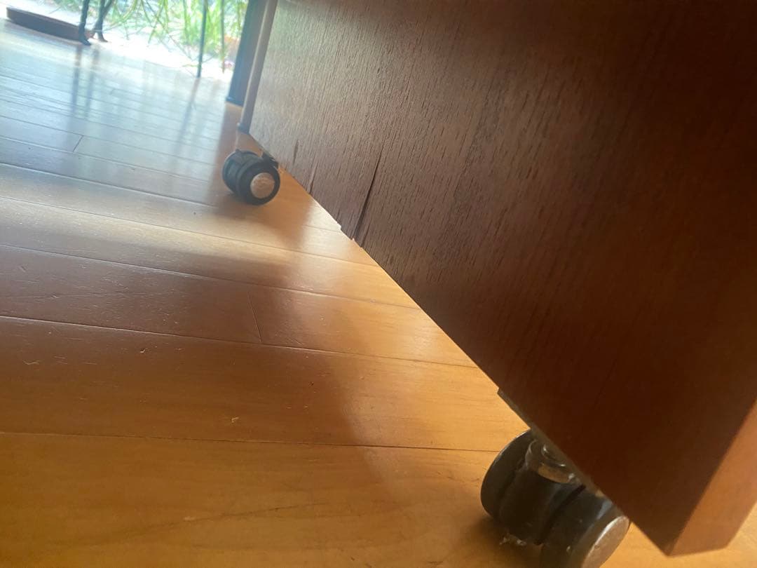 碁石・碁盤セット　卓上囲碁盤対局テーブル　清流　キャスター付き